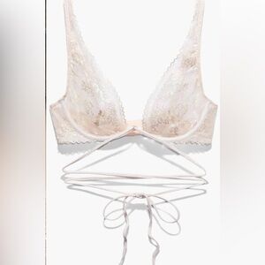 Savage x fenty women’s cage lace unlined bra with tie 32A